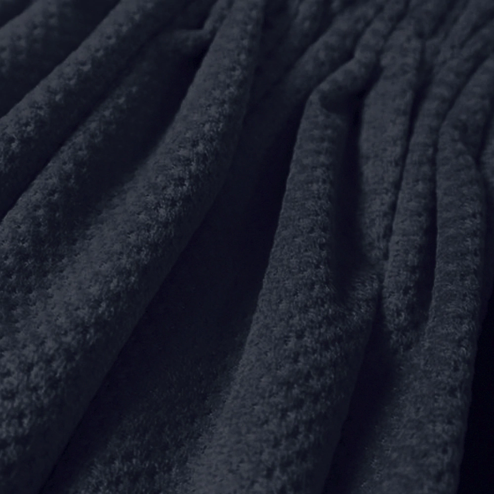 Штора Грид 145х280 см темно-синяя