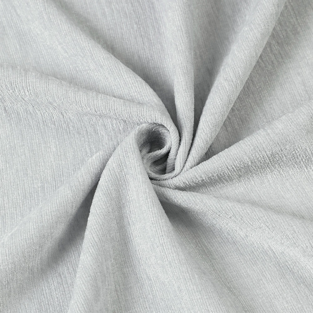 Штора Шенилл Эль 200х280 см серебро