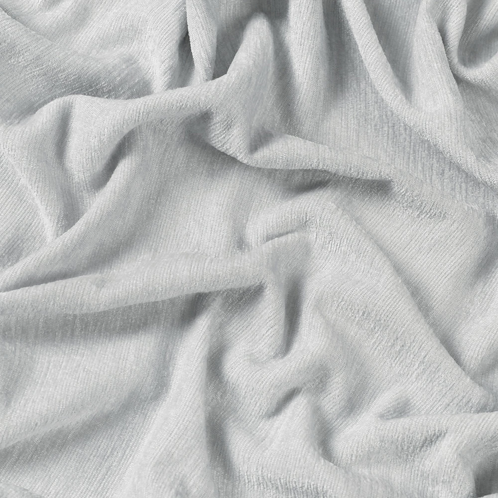 Штора Шенилл Эль 200х280 см серебро