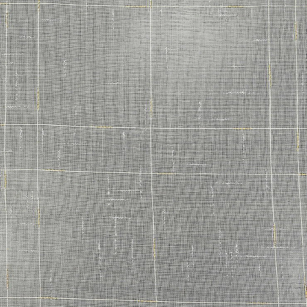 Тюль Лен с золотом 500х260 см белый