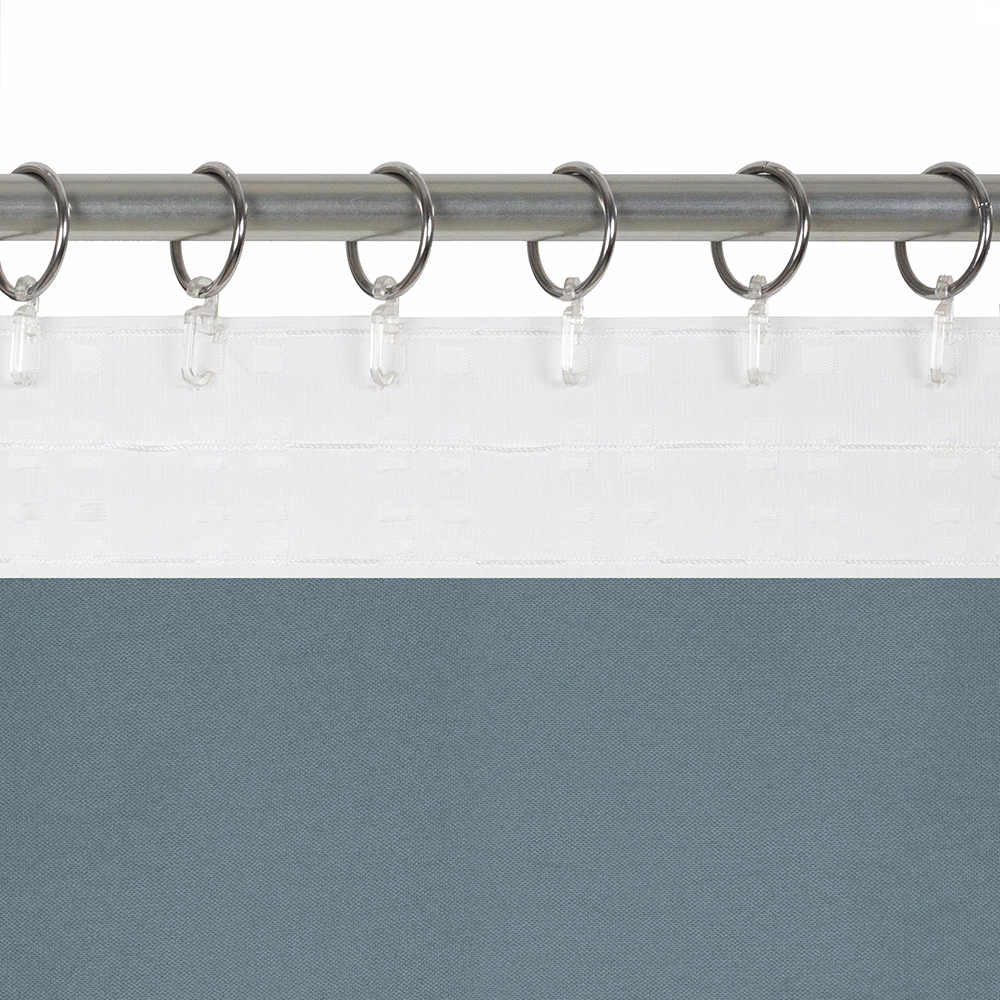 Штора Канвас 200х280 см голубая