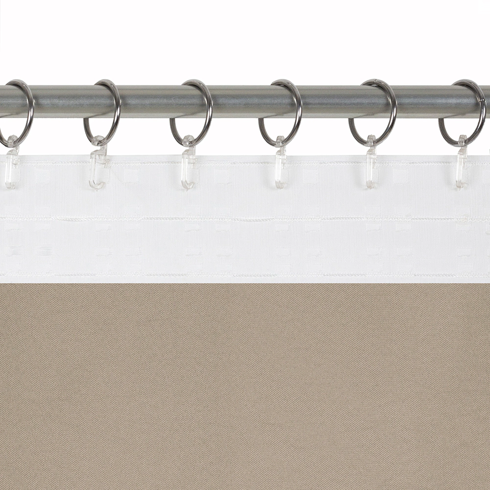 Штора Канвас 200х280 см светло-бежевая