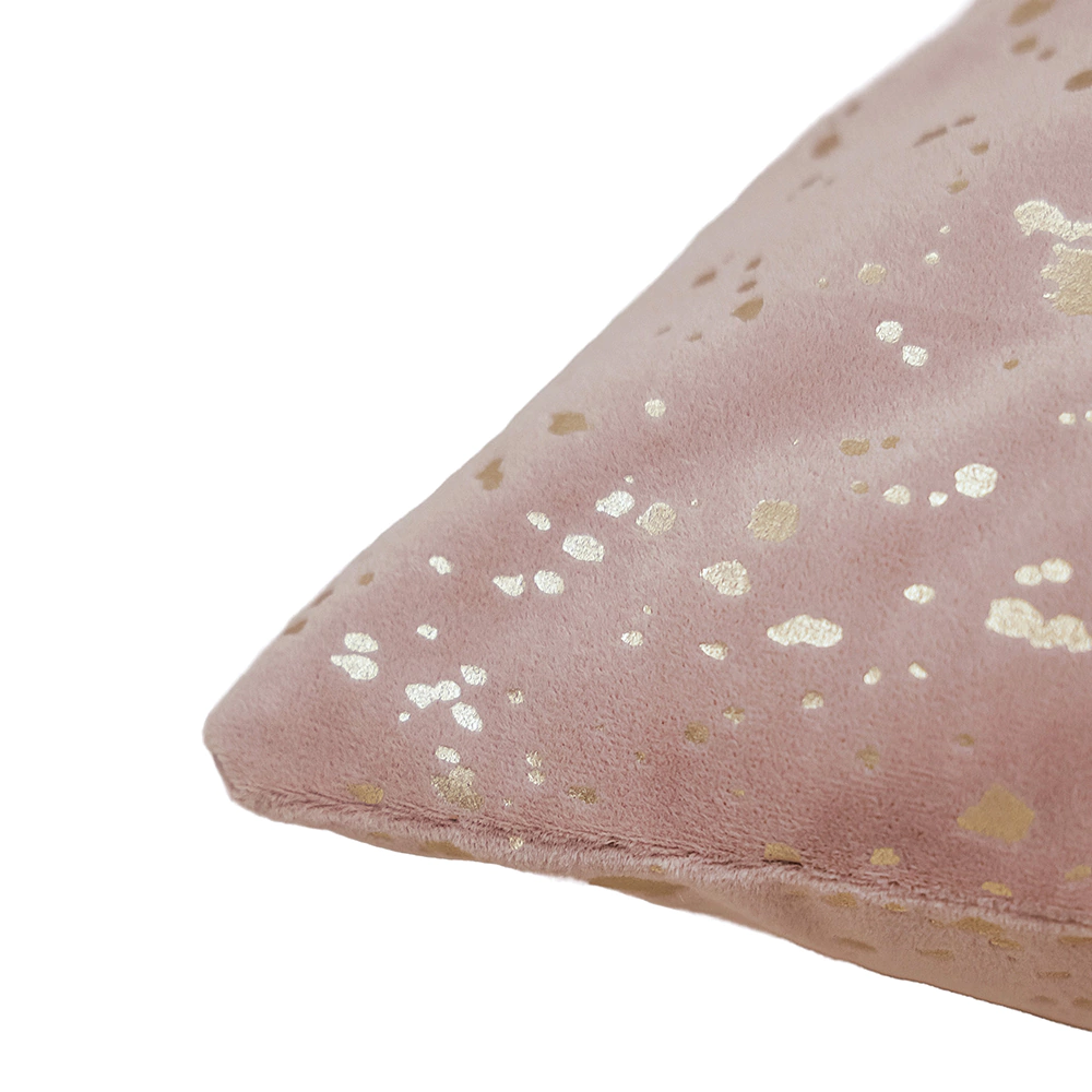 Подушка декоративная Капли 45х45 розовая