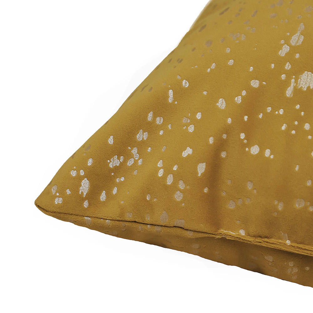 Подушка декоративная Капли 45х45 охра