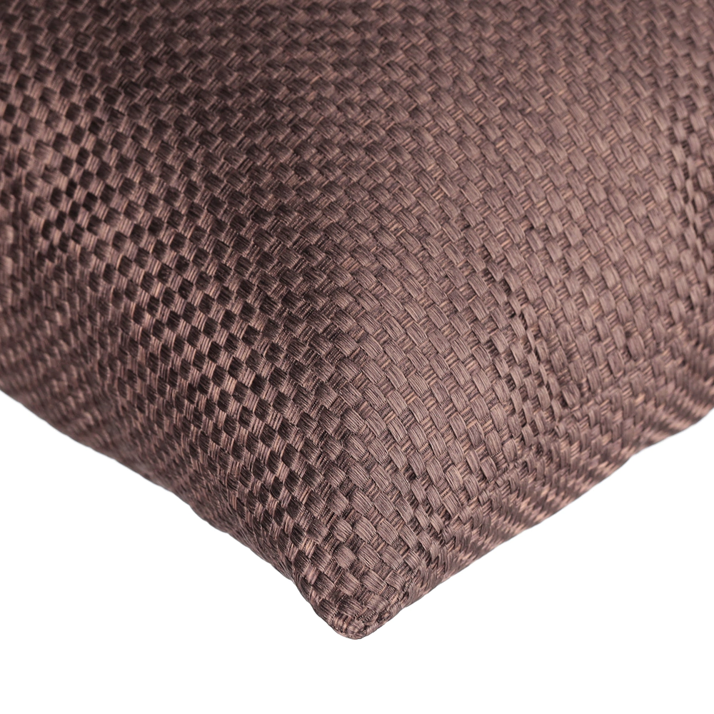 Наволочка Рогожка 40х40 см коричневая 2 шт