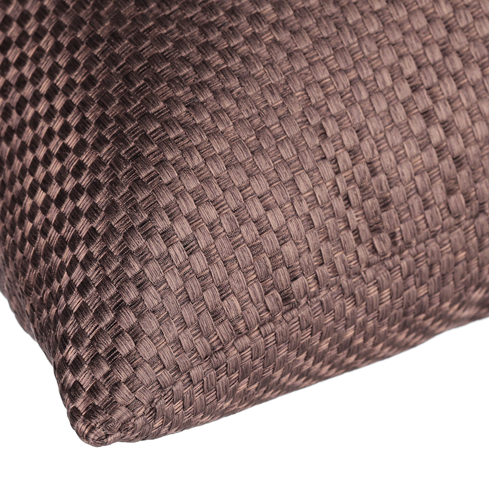 Наволочка Рогожка 40х40 см коричневая 2 шт