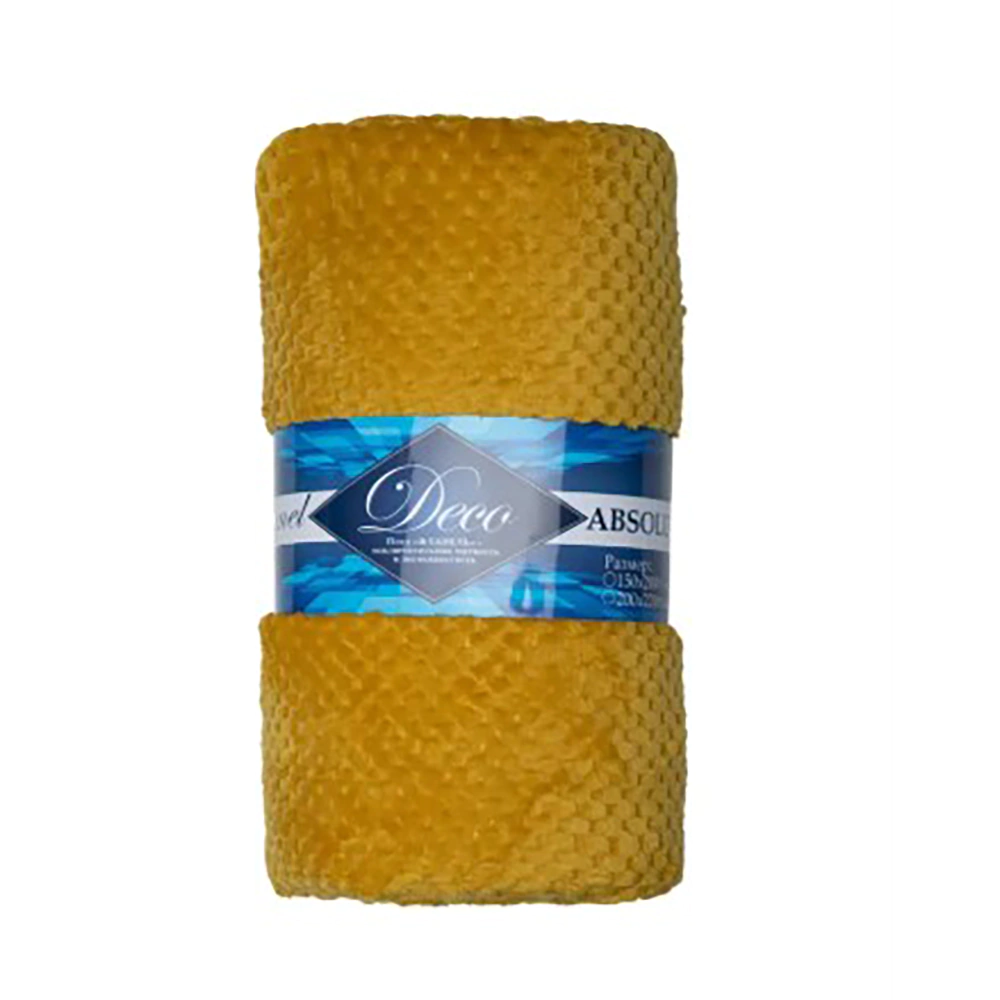 Плед Кубики 150х200 см желтый