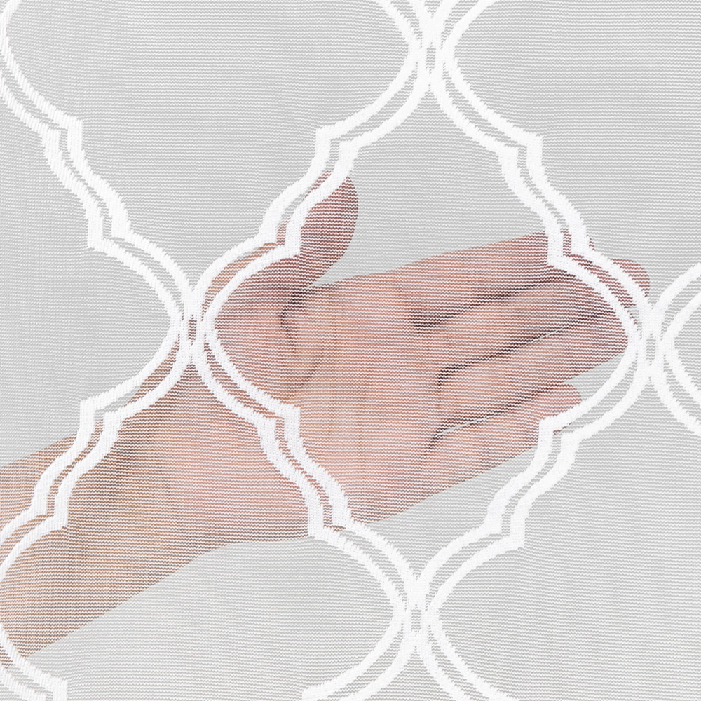 Тюль Сетка жаккард 300х260 см белый