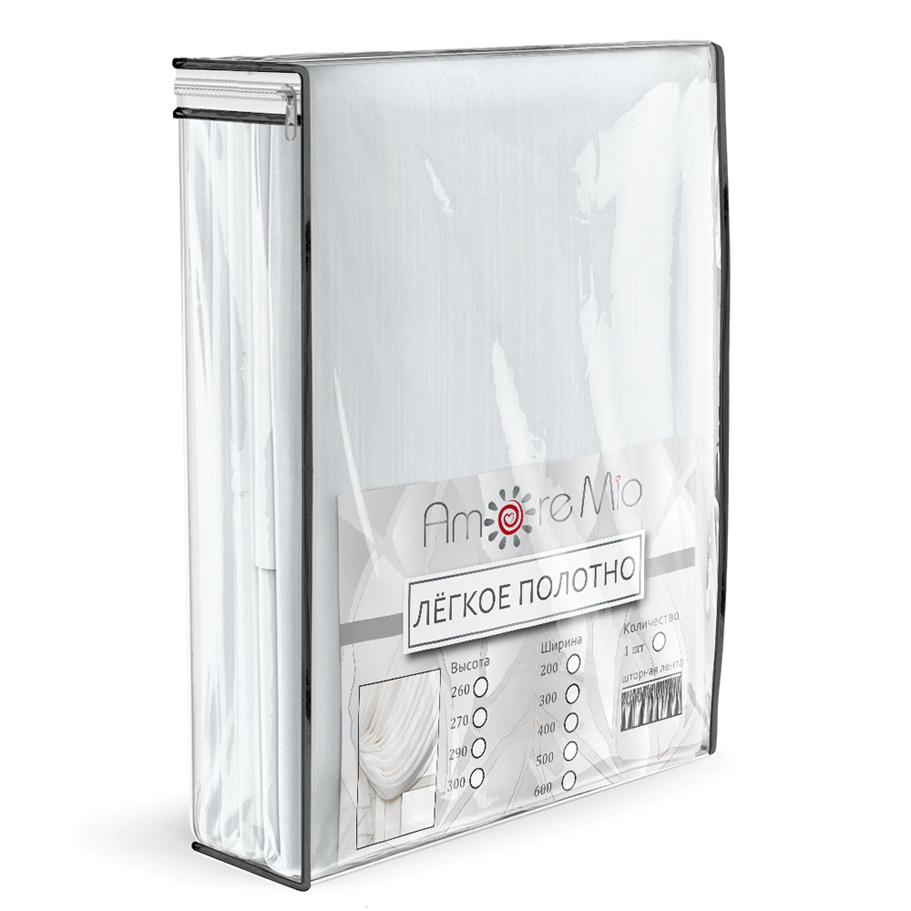 Тюль Дождик 300х270 см белый