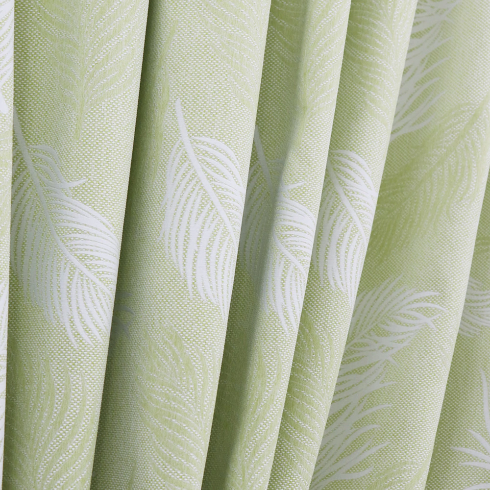 Штора Жаккард Тропик 200х270 см салатовая