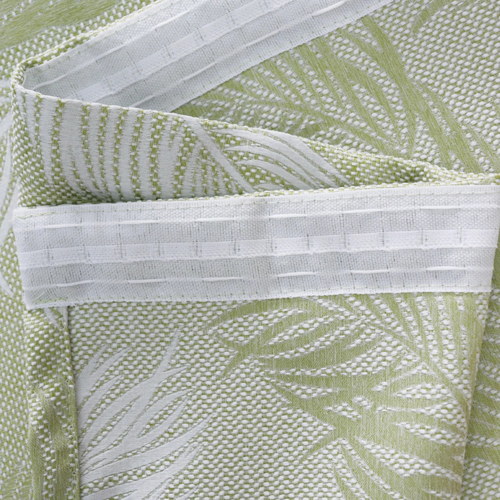 Штора Жаккард Тропик 200х270 см салатовая