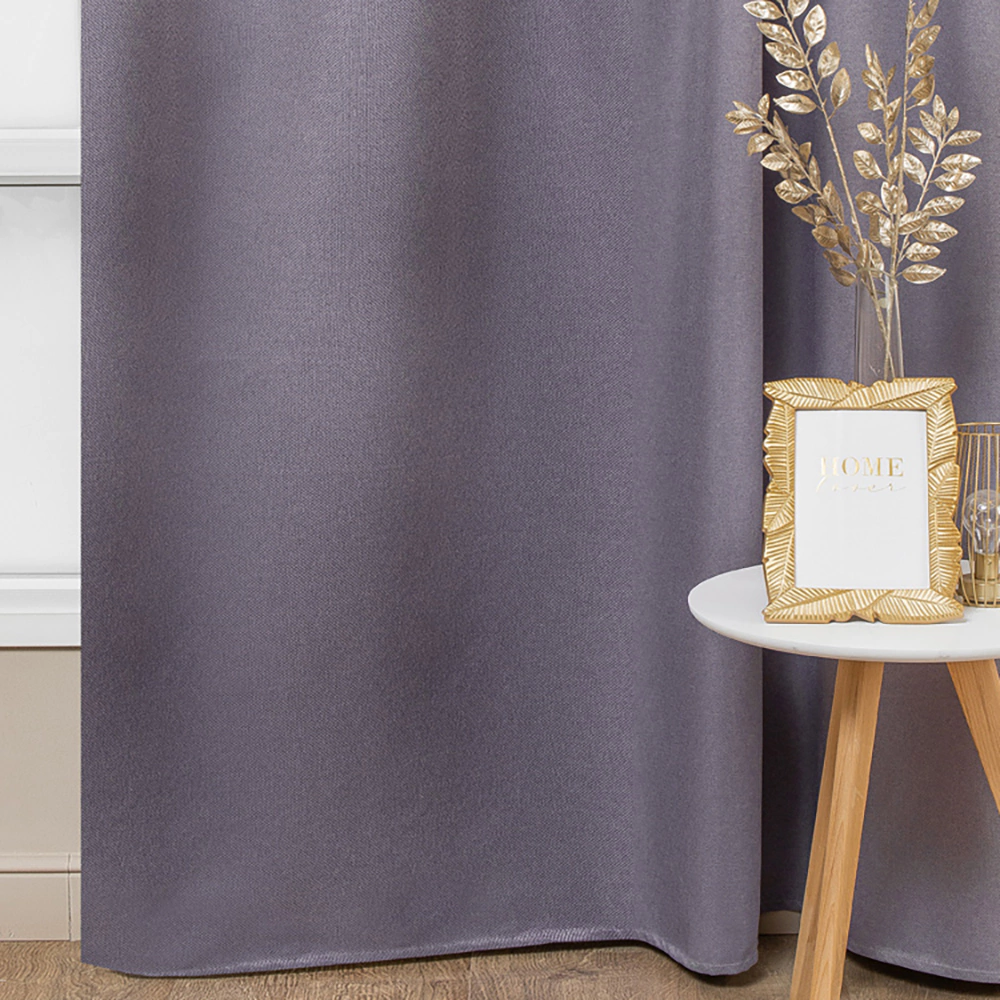 Штора Блэкаут 80% Эко лен 160х260 см лаванда