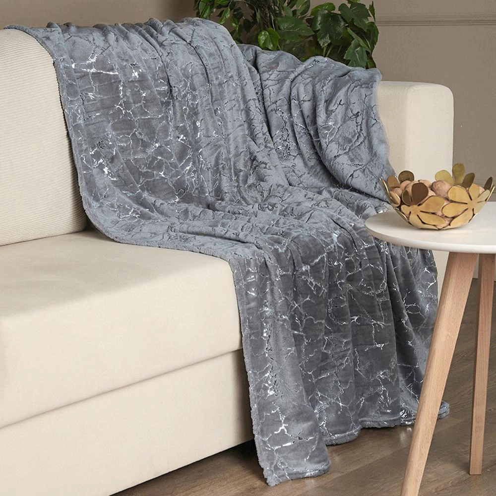 Плед Лазер 150х200 см серый