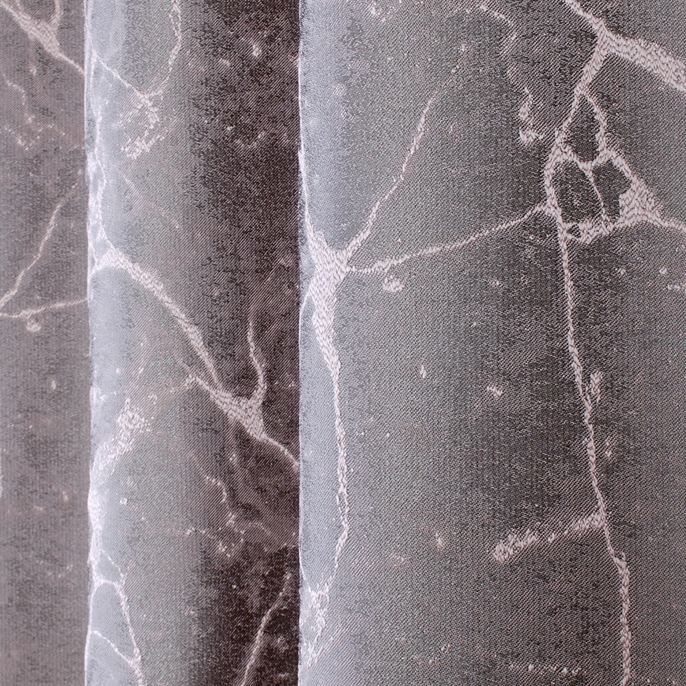 Штора Мрамор 160х280 см коричневая