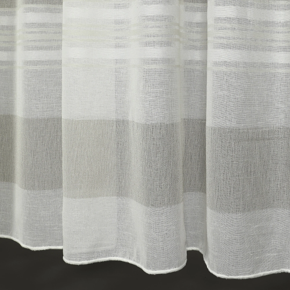 Тюль Лен Песок 300х270 см бежевый