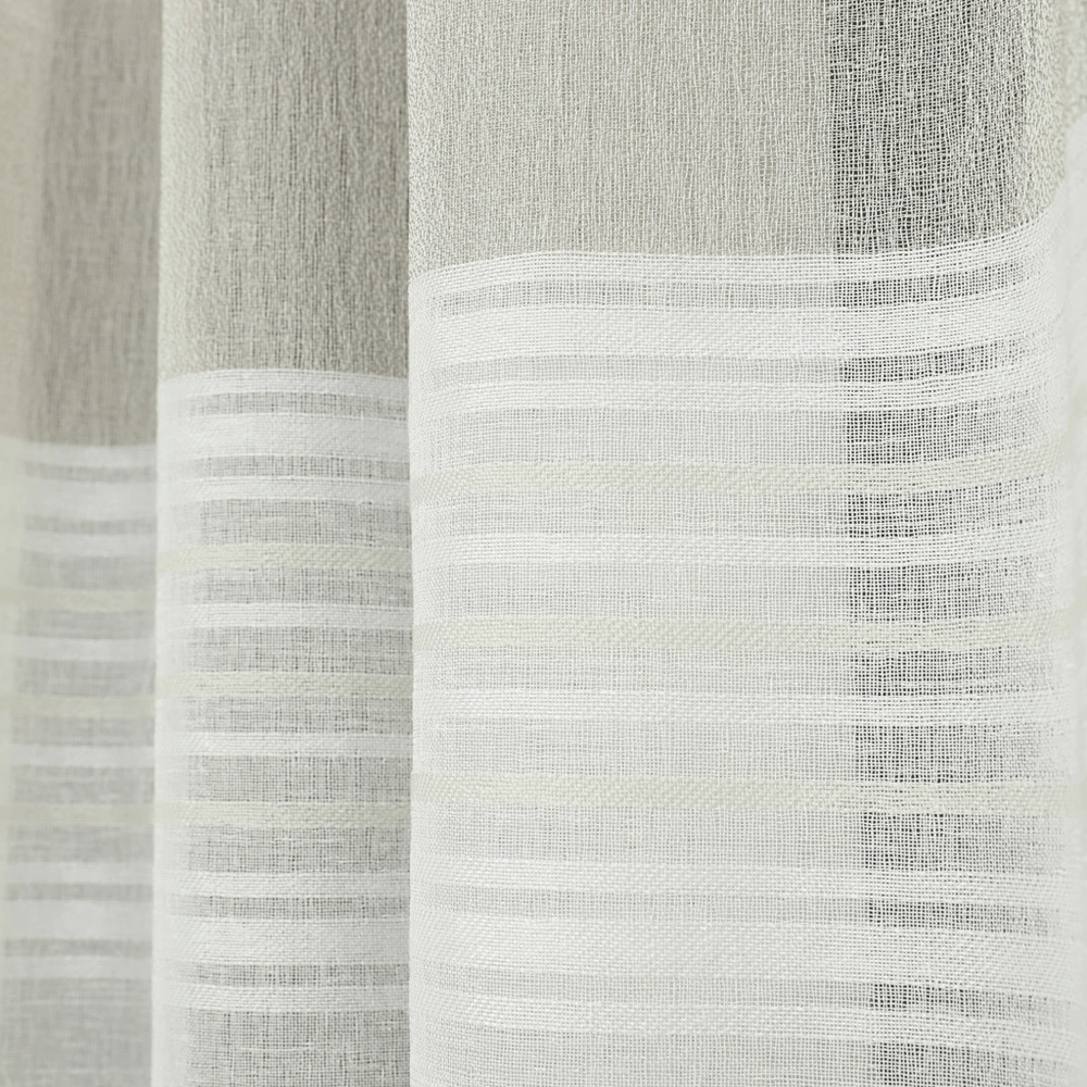 Тюль Лен Песок 300х270 см бежевый