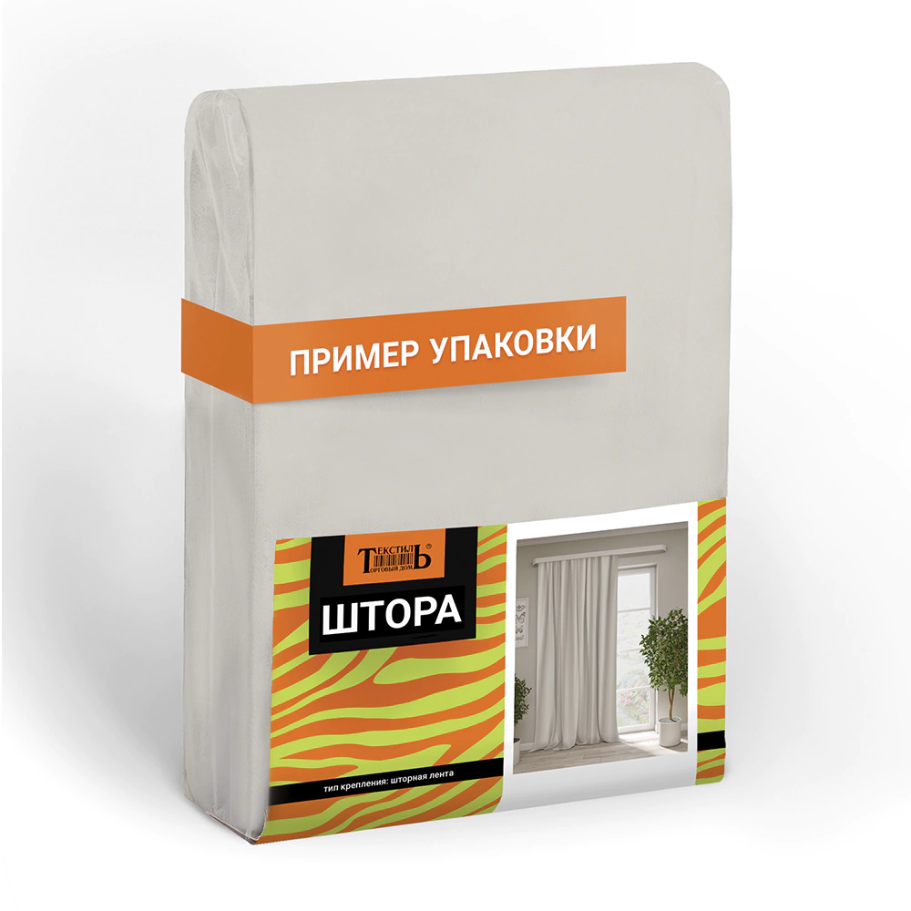 Штора Димаут Хитис 200х270 см кремовая