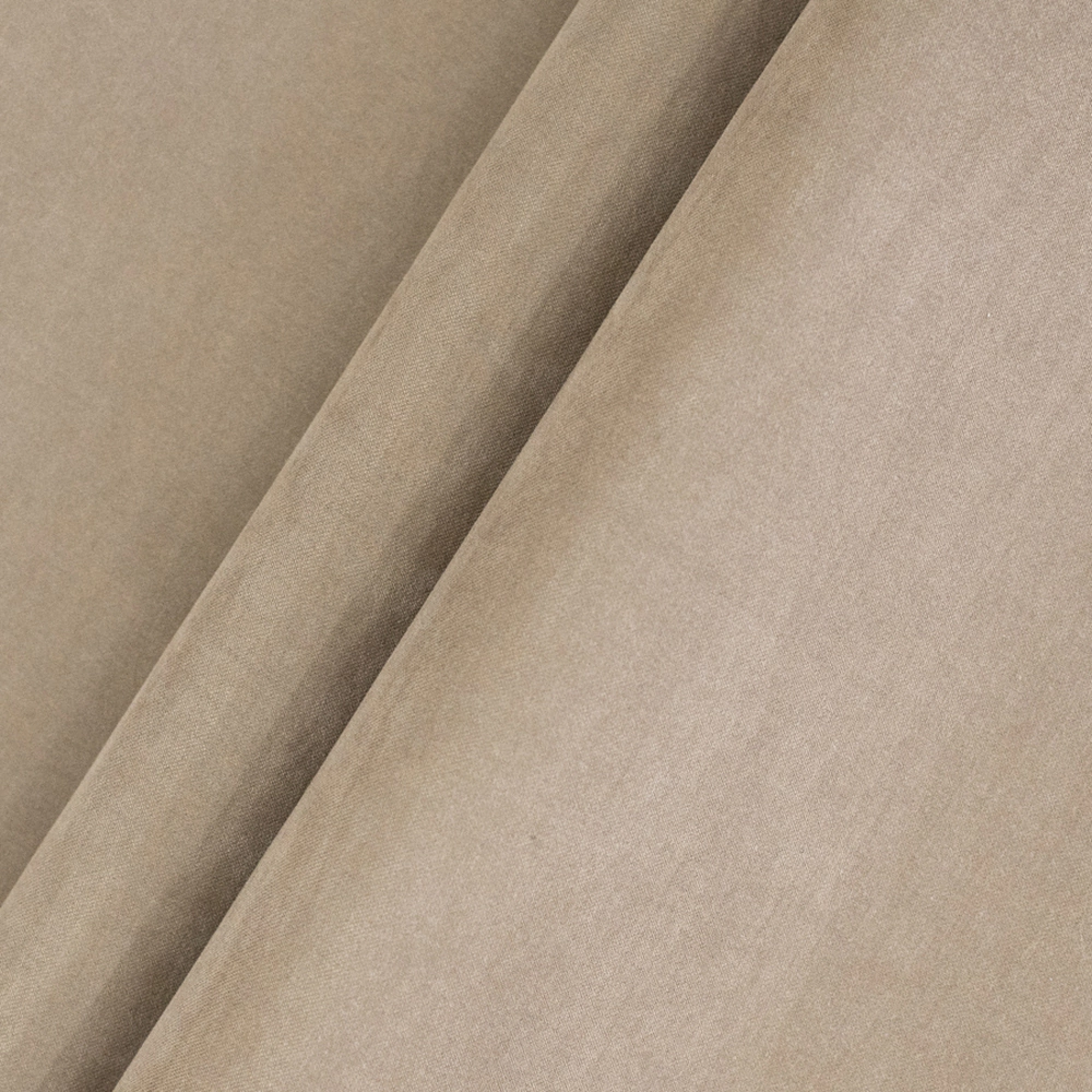 Штора Замша 160х260 см светло-коричневая