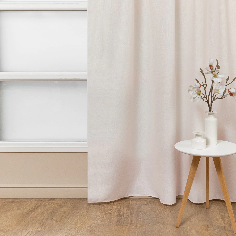 Штора Лен 160х260 см бежевая