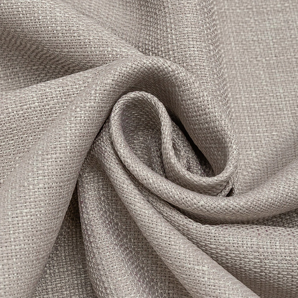 Штора Лен 160х260 см светло-коричневая