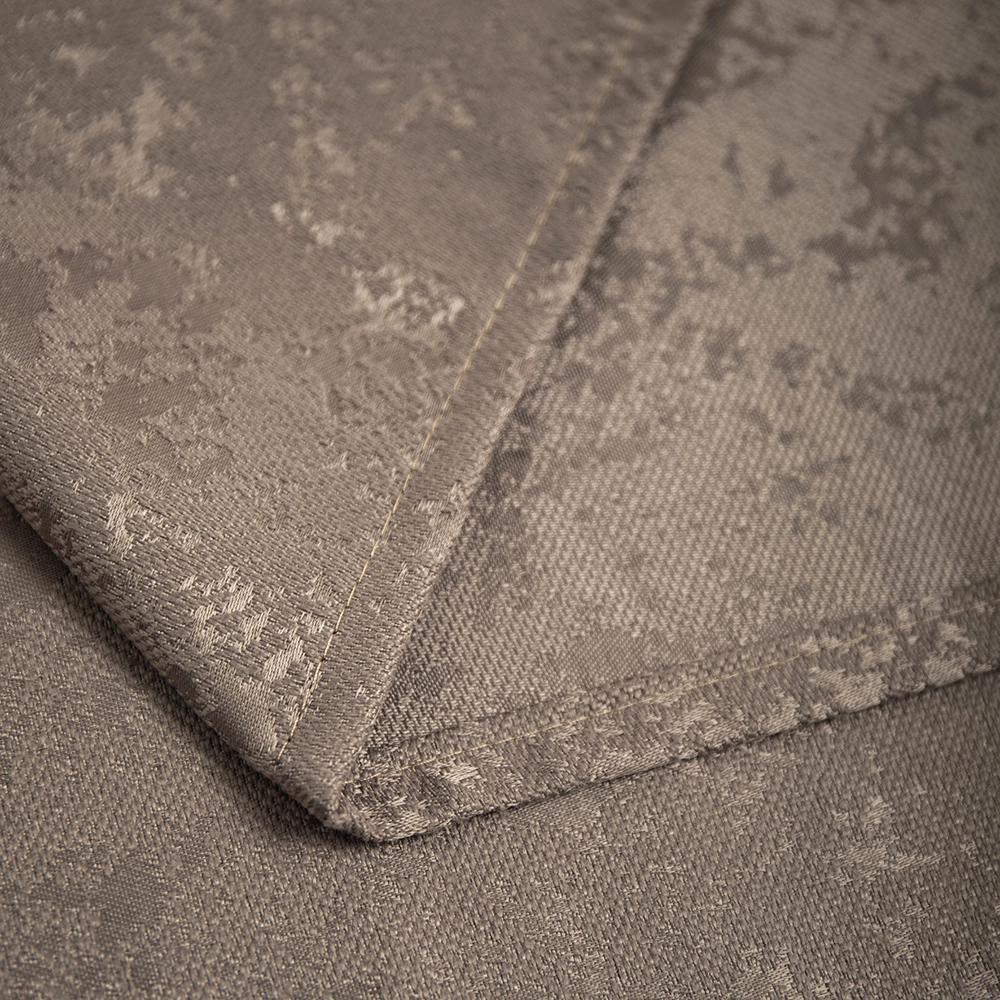 Штора Жаккард Мрамор 200х270 см кофе