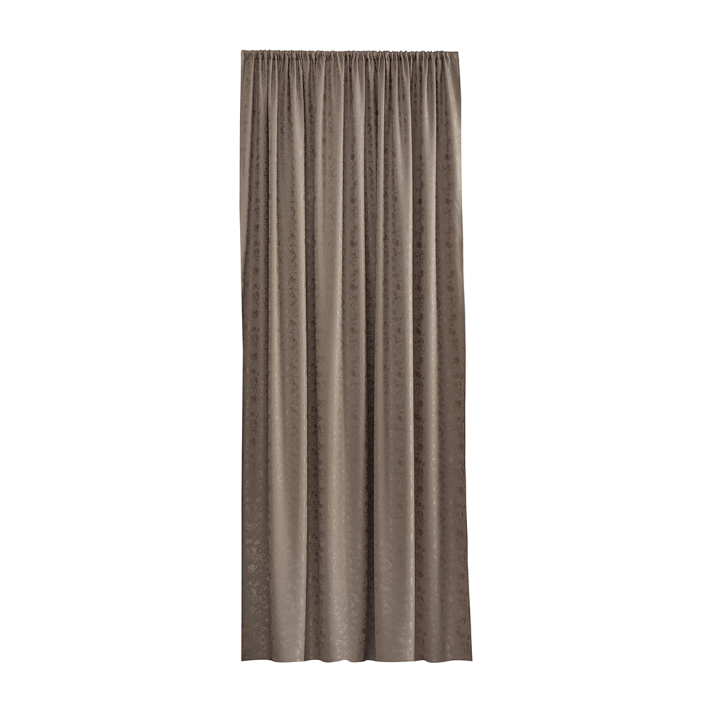 Штора Жаккард Мрамор 200х270 см кофе