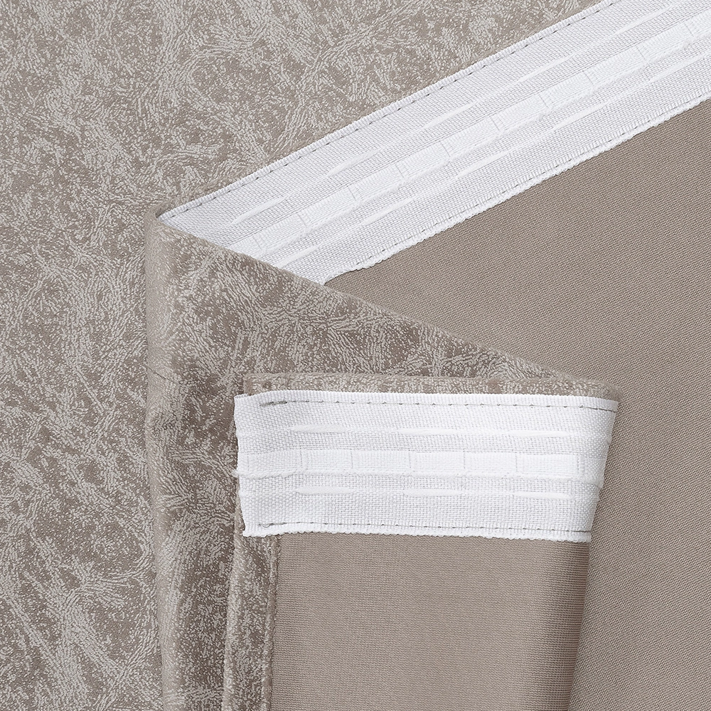 Штора Бархат с тиснением 200х270 см песочная