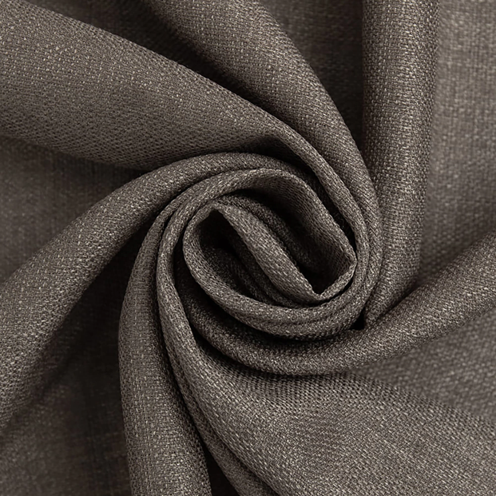 Штора Лен 200х270 см коричневая