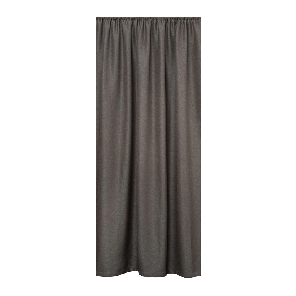 Штора Лен 200х270 см коричневая