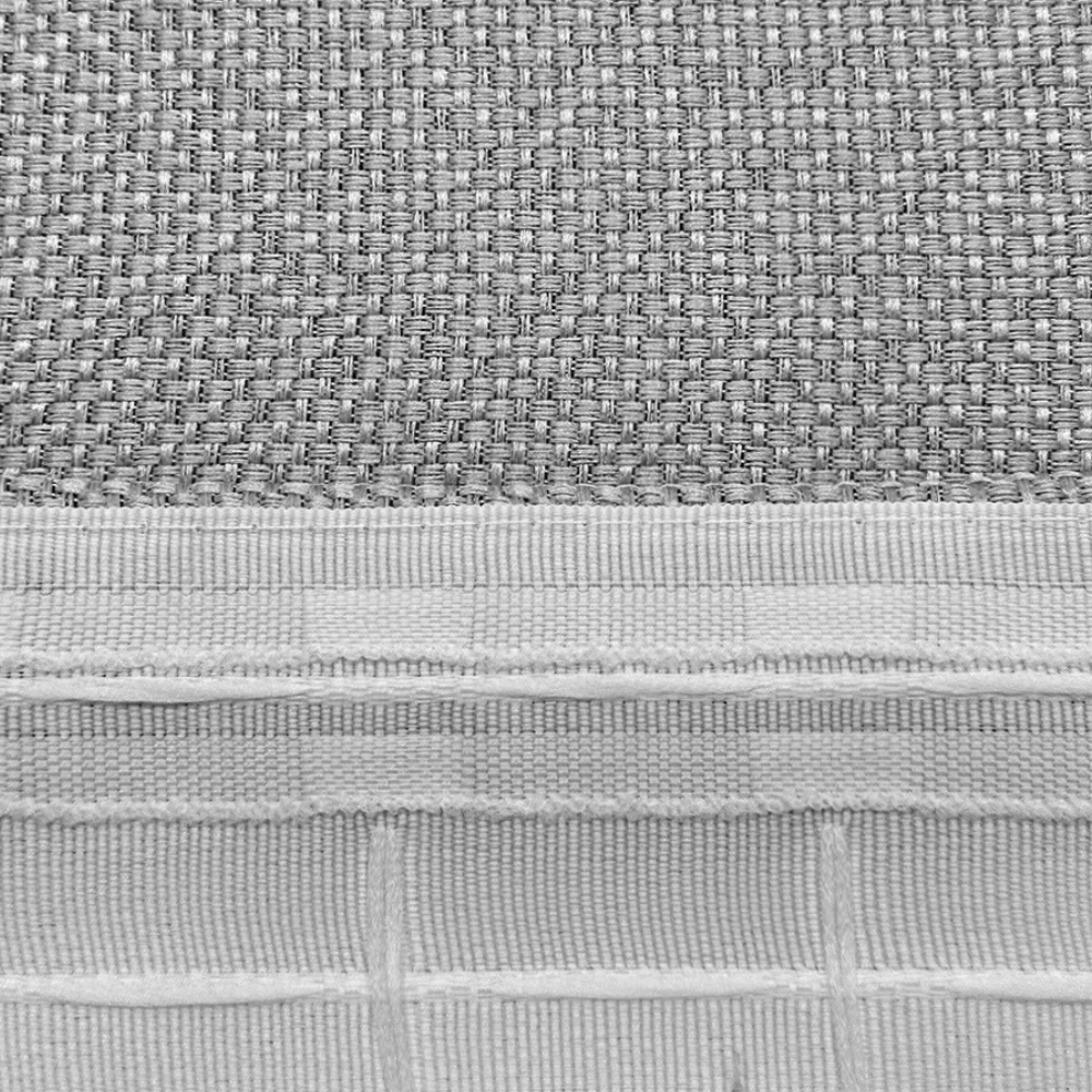 Штора Рогожка 135х170 см серая