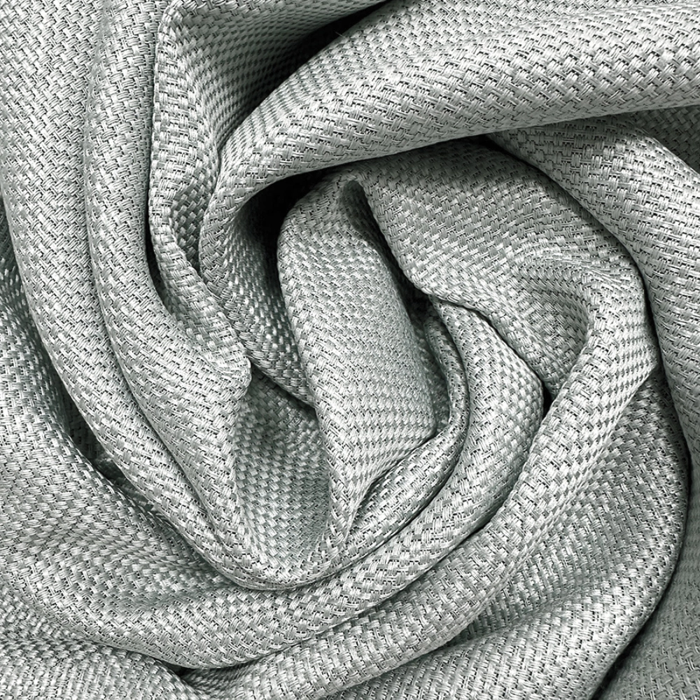 Штора Рогожка 135х170 см светло-серая