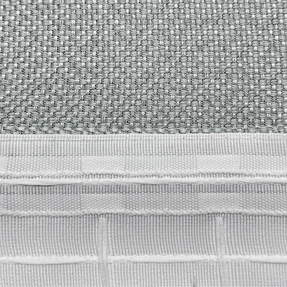 Штора Рогожка 135х170 см светло-серая