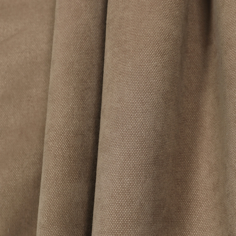 Штора Канвас 200х270 см коричневая