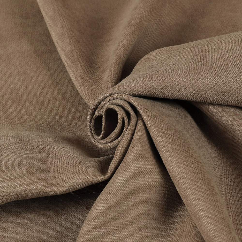 Штора Канвас 200х270 см коричневая