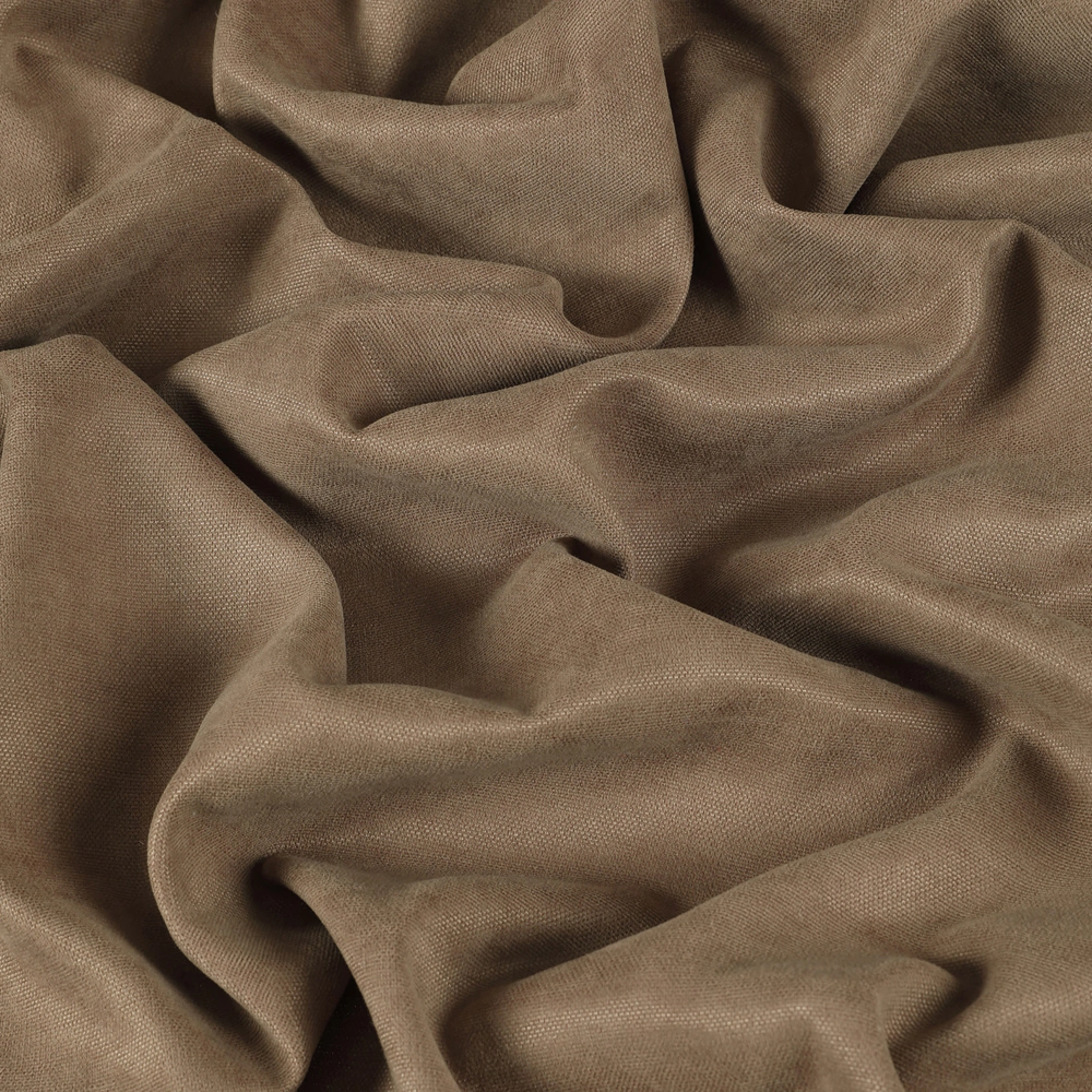 Штора Канвас 200х270 см коричневая