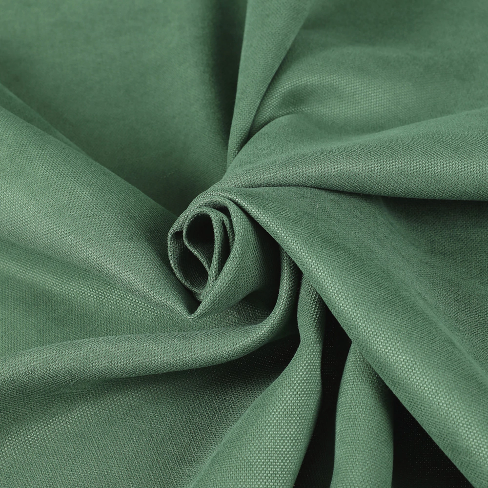 Штора Канвас 200х270 см зеленая