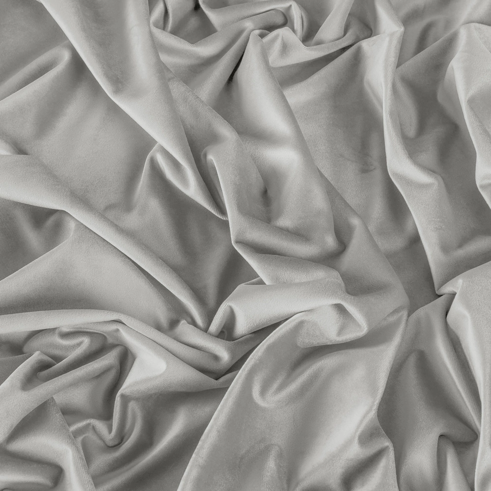 Штора Бархат 140х240 см серо-бежевая