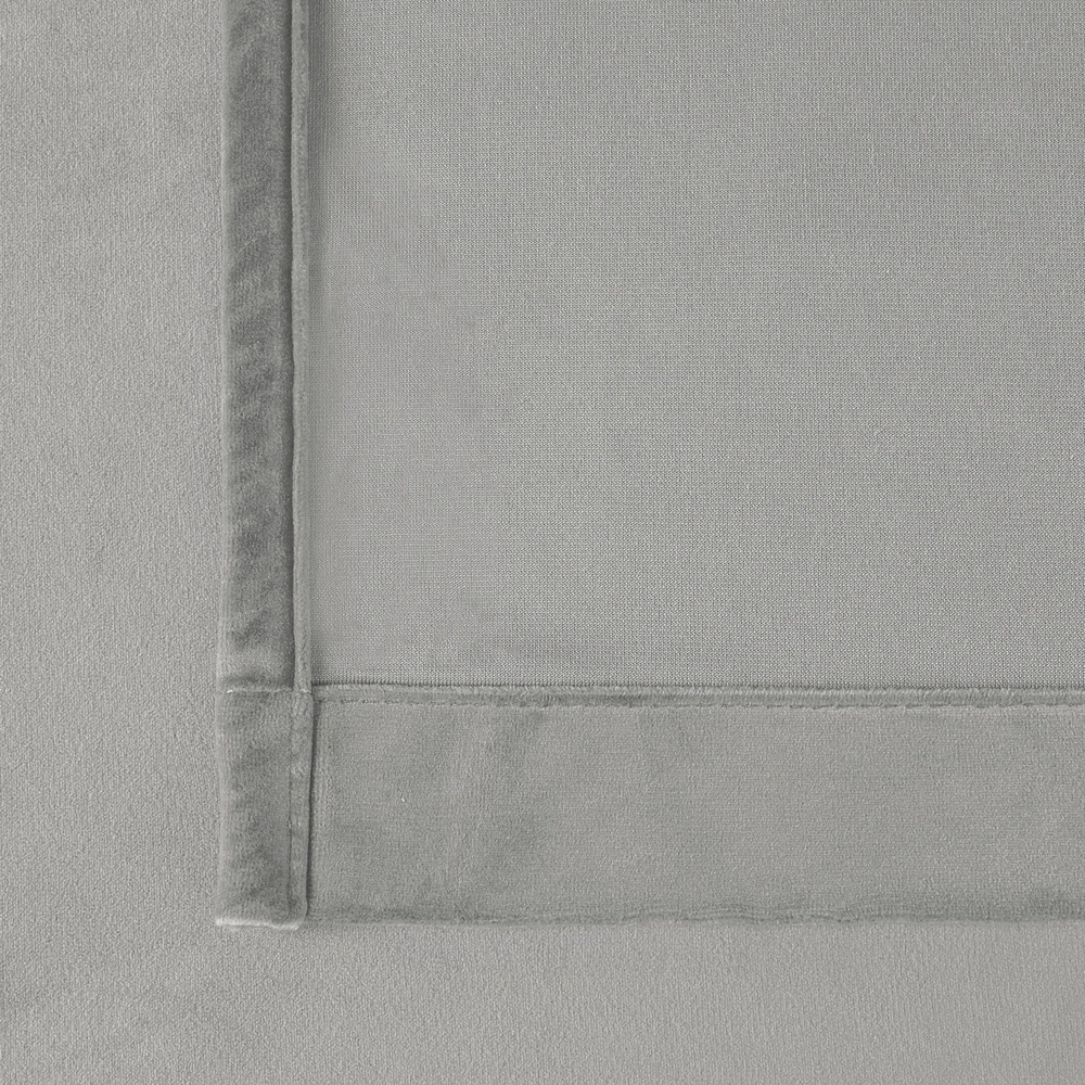 Штора Бархат 140х240 см серо-бежевая