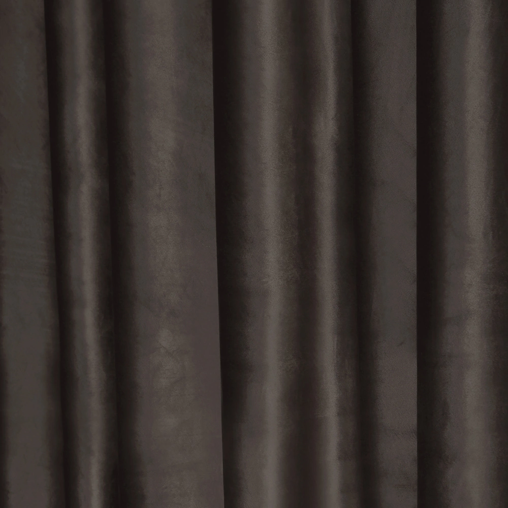 Штора Бархат 140х240 см коричневая
