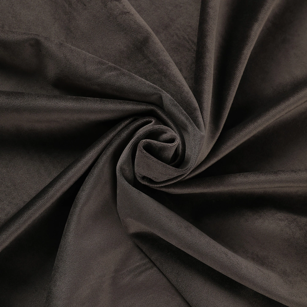 Штора Бархат 140х240 см коричневая