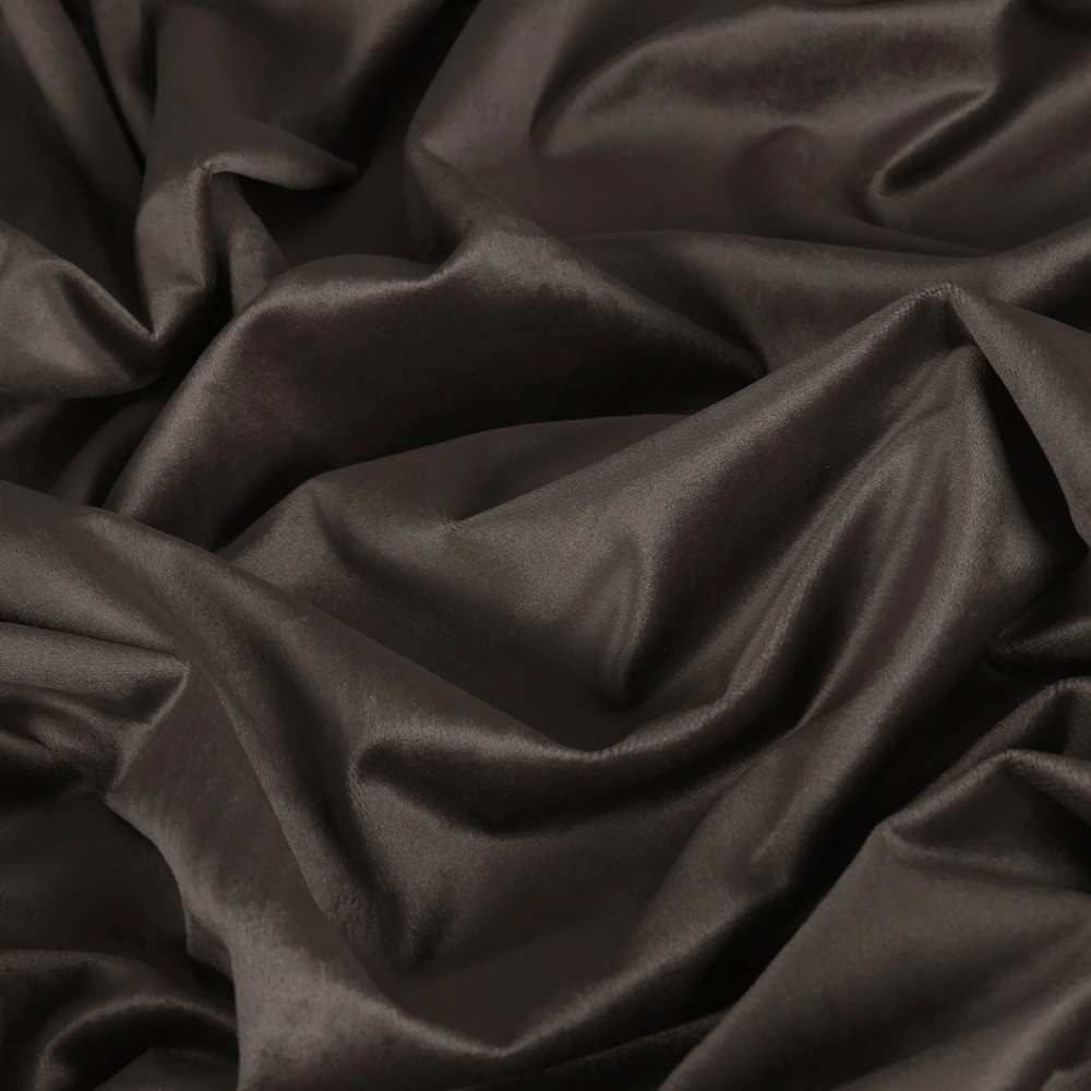 Штора Бархат 140х240 см коричневая