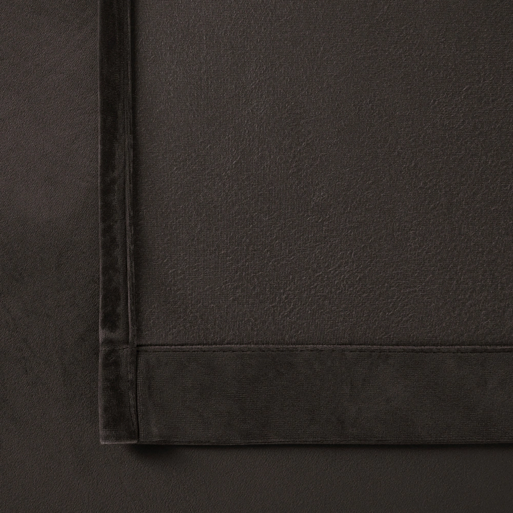 Штора Бархат 140х240 см коричневая