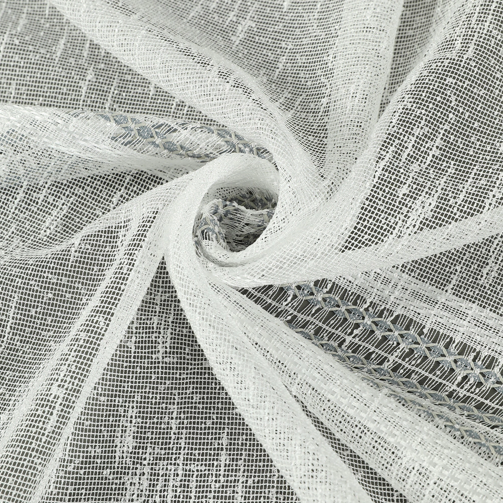 Тюль Лен Рустик 300х270 см белый