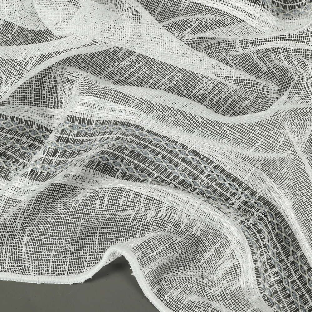 Тюль Лен Рустик 300х270 см белый