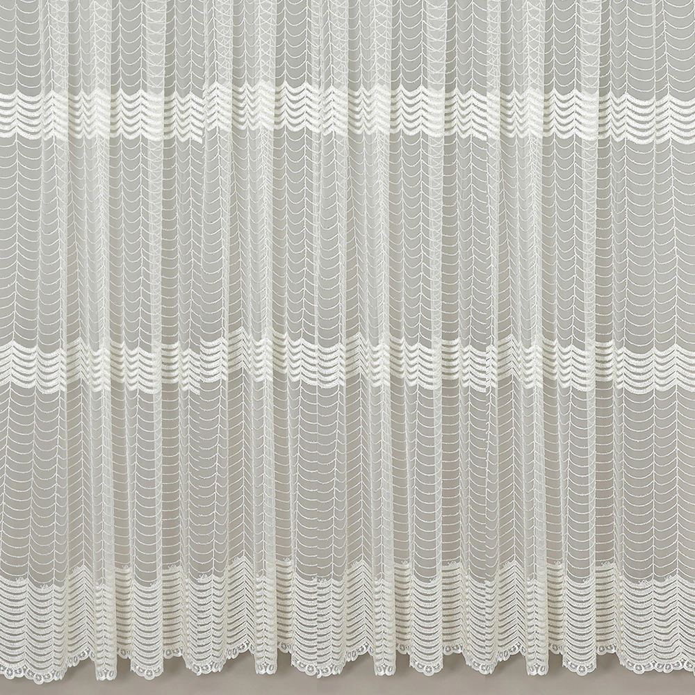 Тюль Сетка Вышивка 300х270 см белый