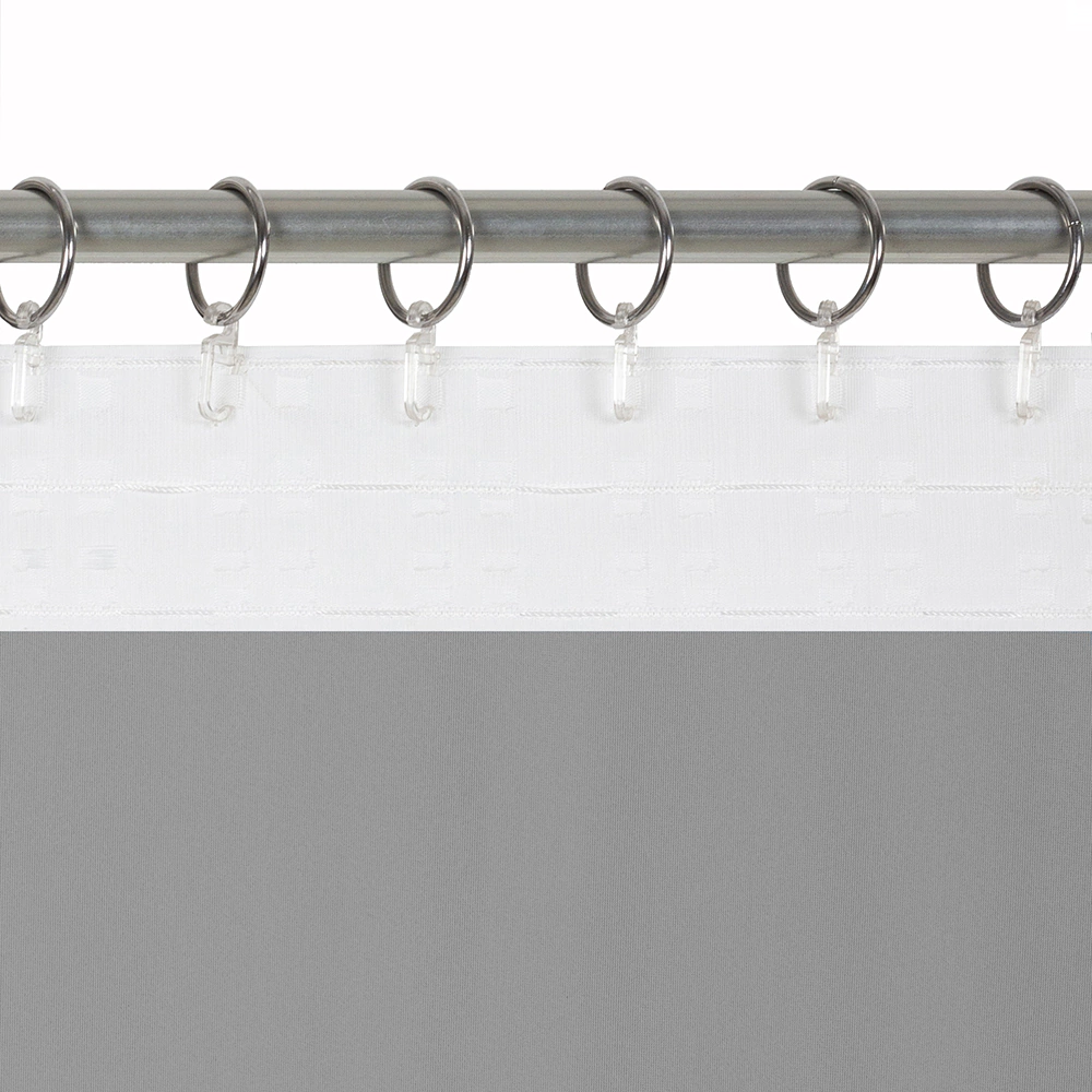 Штора Бархат 200х280 см серая