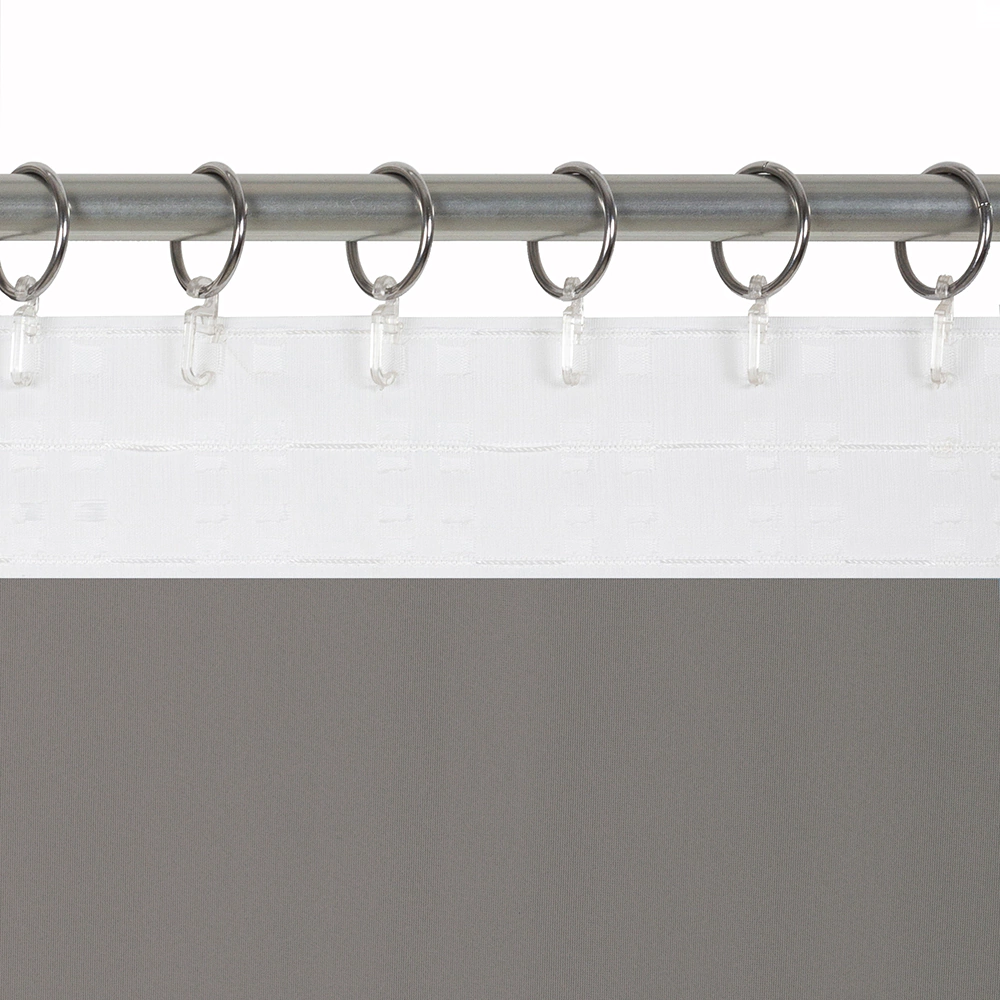 Штора Бархат 200х280 см серо-коричневая