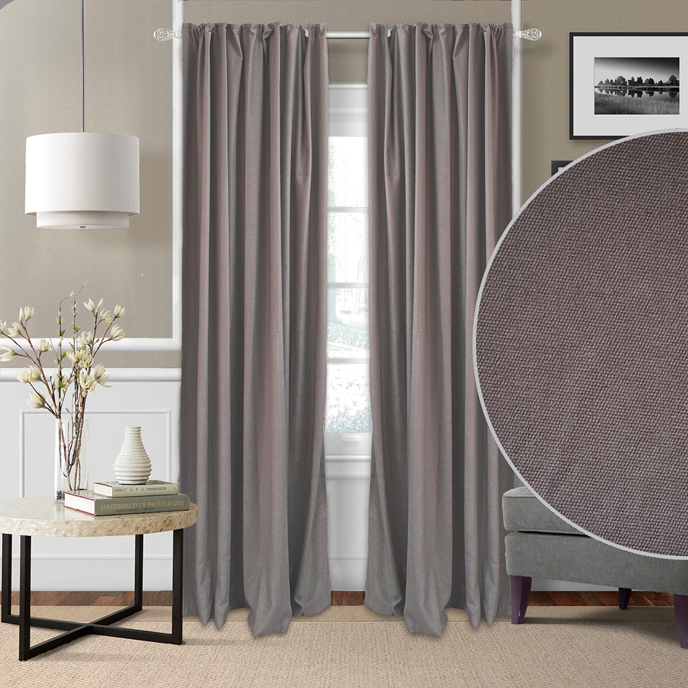 Штора САНДРА 180х275 см серая