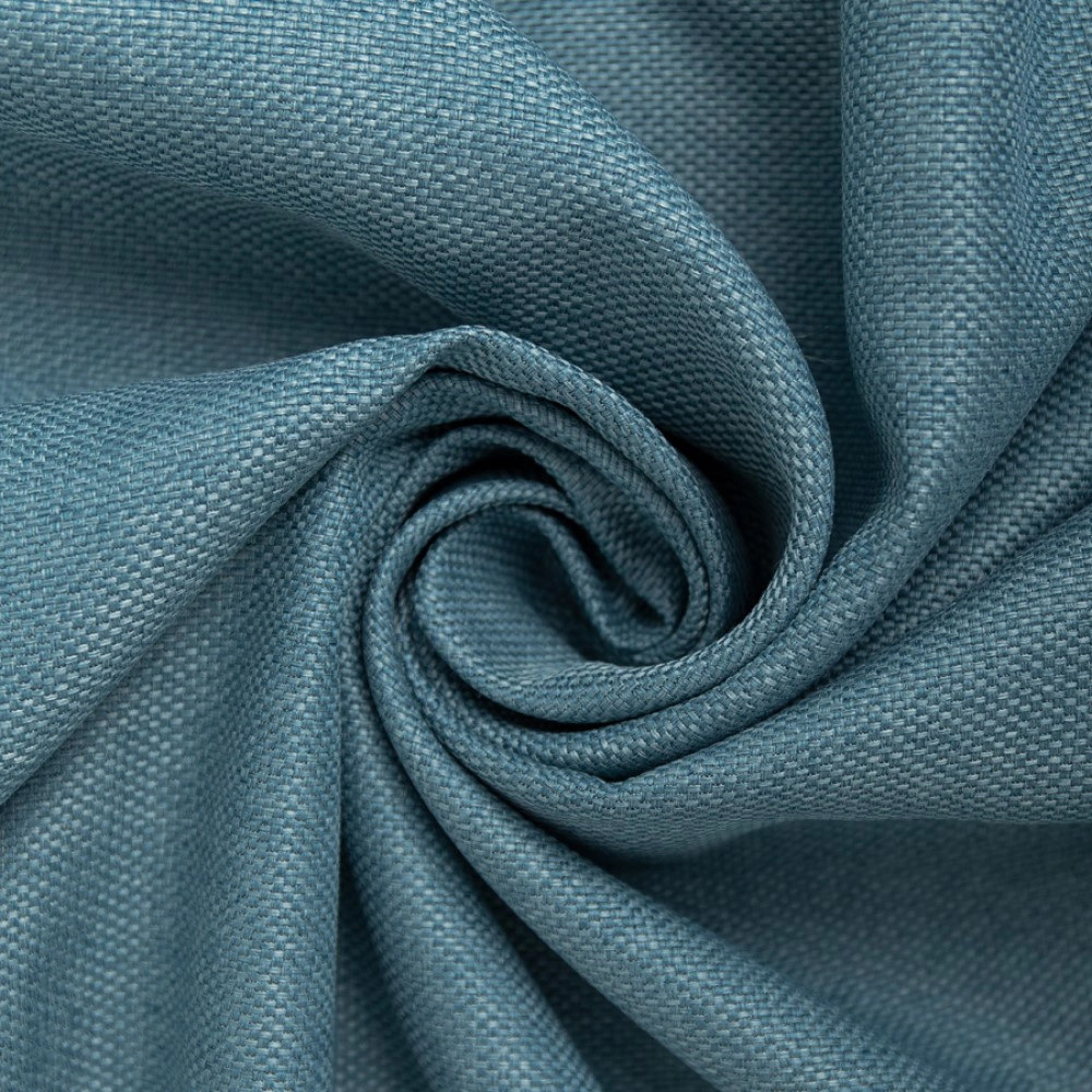 Штора Блэкаут Лен 200х270 см бирюзовая