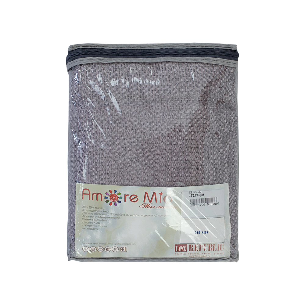 Тюль Фентези 300х300 см серый